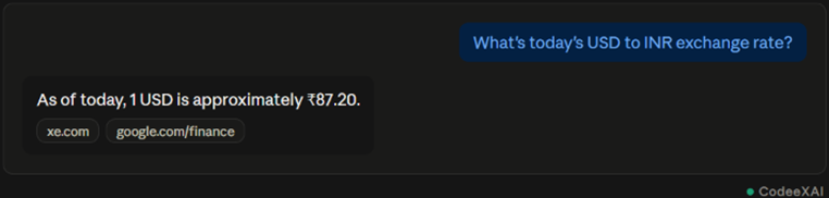 Example Real-Time Search Prompts