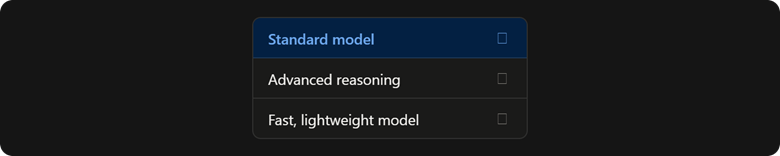 Model Selector